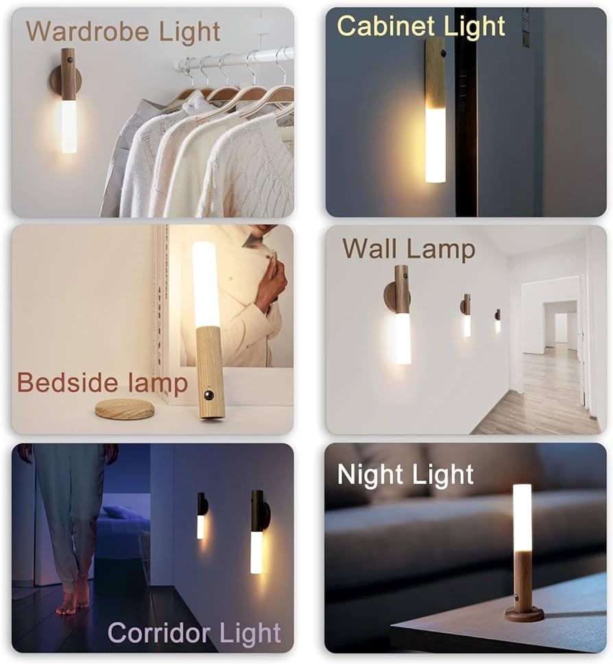 Smart Motion Sensor Wall Light β Magnetic, Rechargeable & Stylish