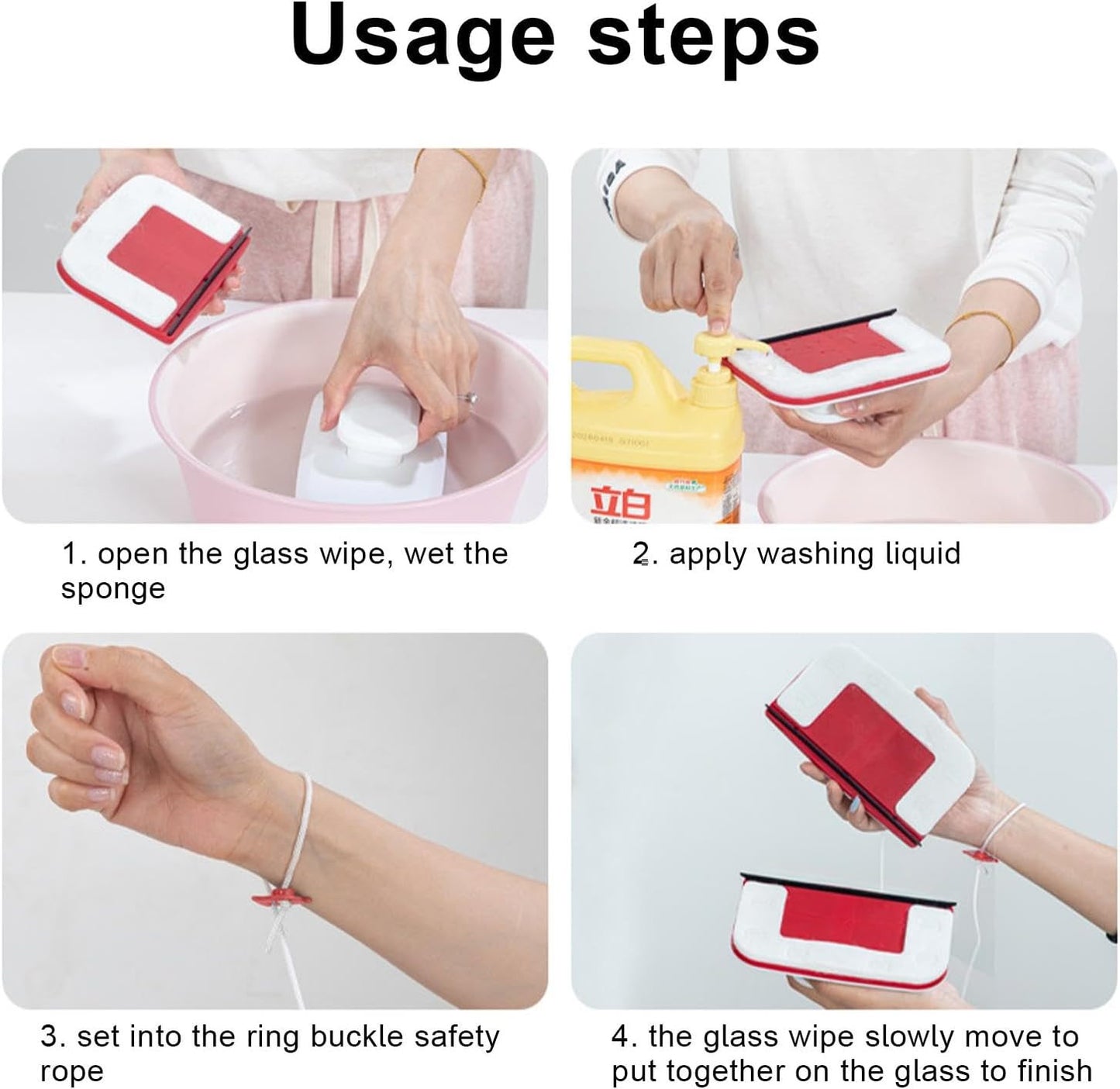 Magnetic Window Wiper Cleaner