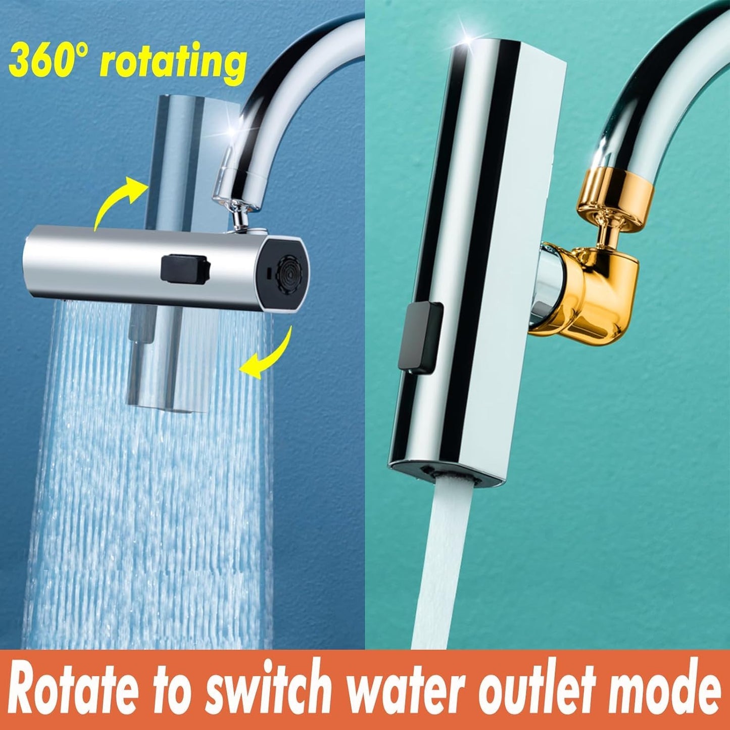 4 Modes Waterfall Kitchen Faucet
